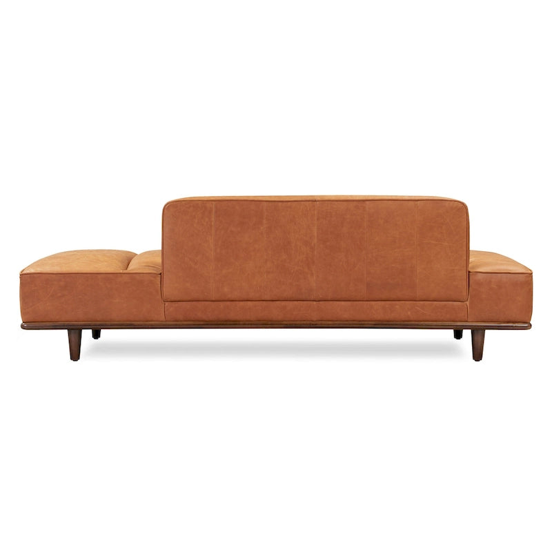 Lit de repos Jasper Poly & Bark - Cuir véritable pleine fleur italien