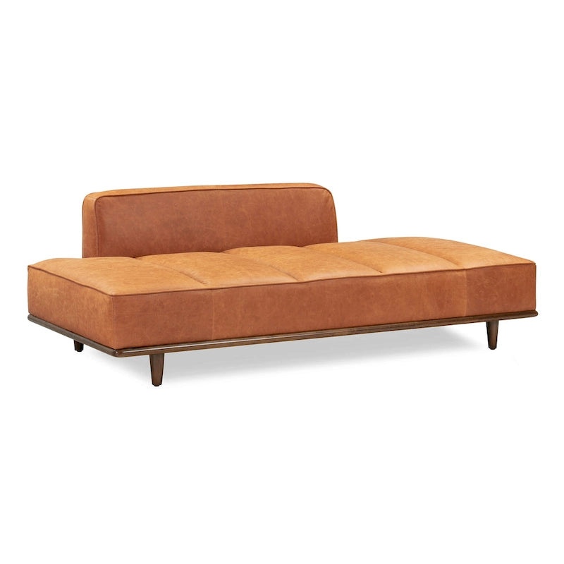Lit de repos Jasper Poly & Bark - Cuir véritable pleine fleur italien