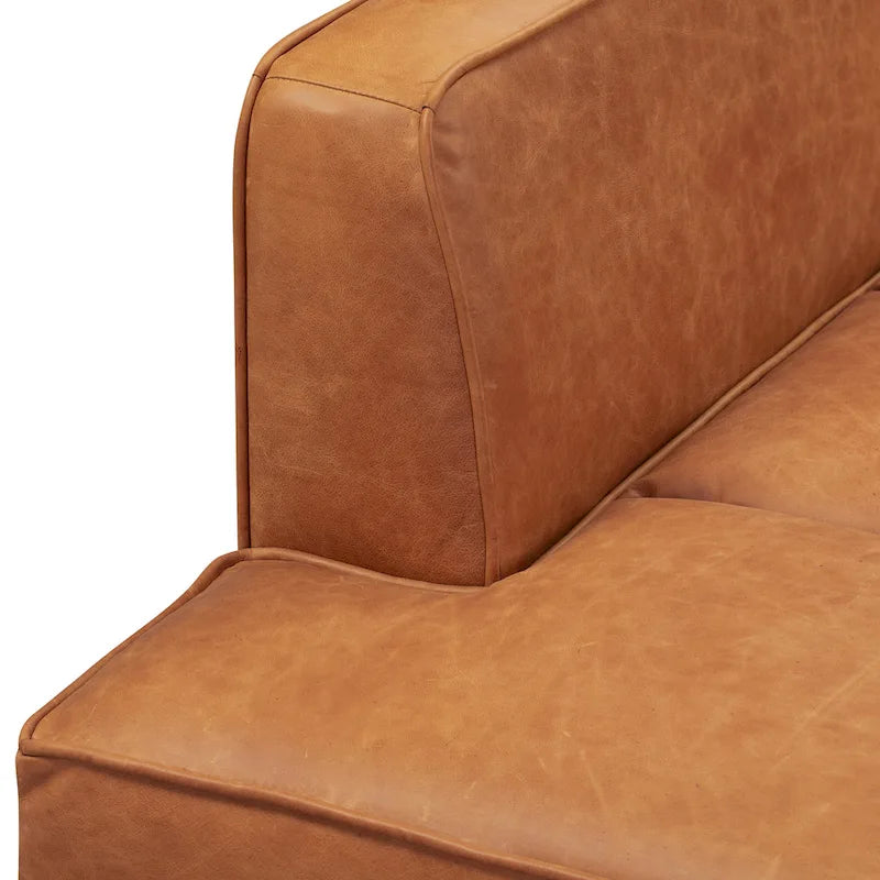 Lit de repos Jasper Poly & Bark - Cuir véritable pleine fleur italien