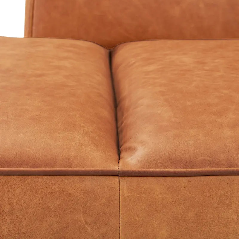 Lit de repos Jasper Poly & Bark - Cuir véritable pleine fleur italien