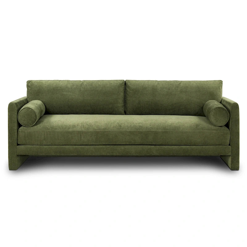Canapé Lea 90 Poly & Bark - Comprend 2 traversins et des housses de coussin amovibles