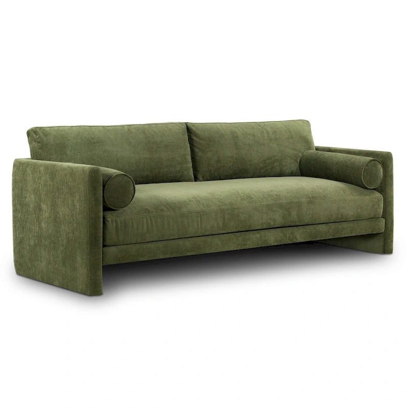 Canapé Lea 90 Poly & Bark - Comprend 2 traversins et des housses de coussin amovibles