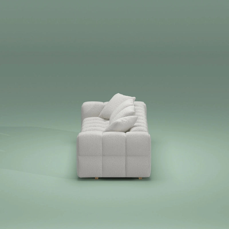 Canapé 100,8 Teddy VelvetCanapé/Causeuse Moderne avec Accoudoirs
