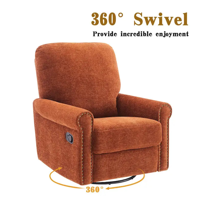Fauteuil inclinable manuel pivotant à 360 degrés Heido