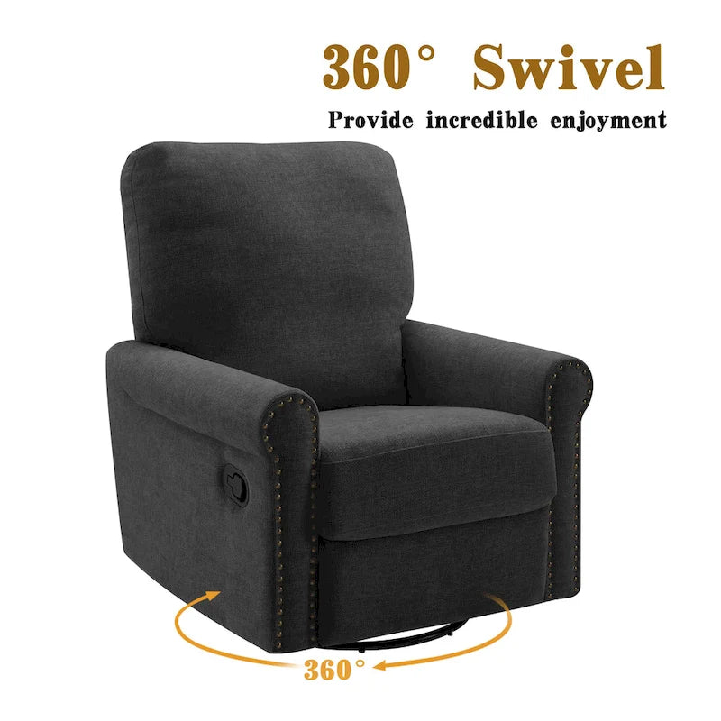 Fauteuil inclinable manuel pivotant à 360 degrés Heido