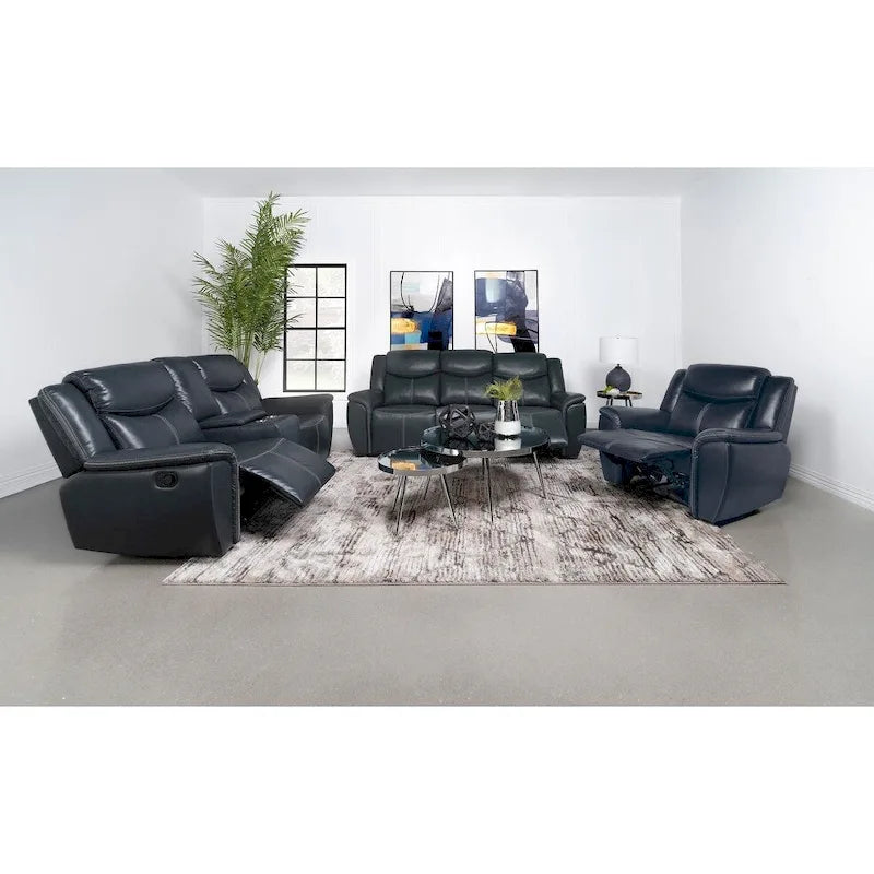 Causeuse inclinable Stanwicke Blue Motion avec console