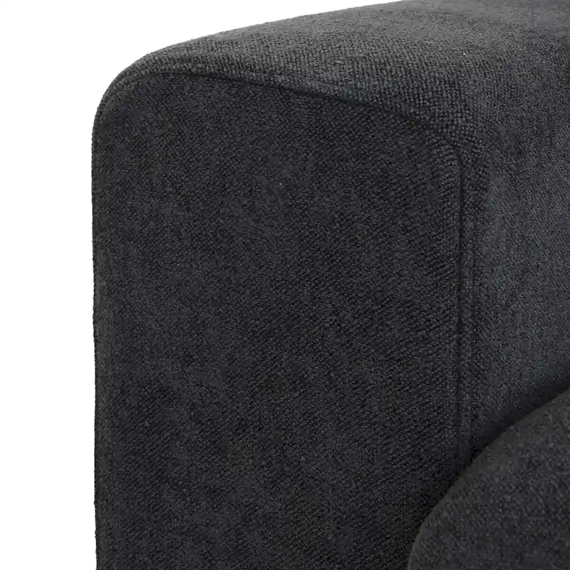 Ensemble de 3 canapés de salon, canapé de salon moderne avec pouf de rangement