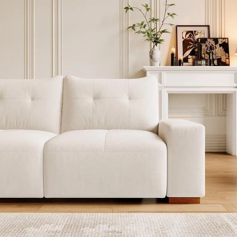Canapé Moderne 89 avec tissu imperméable et résistant aux griffures de chat