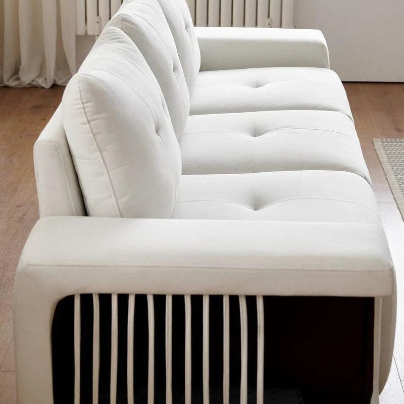 Canapé Moderne 89 avec tissu imperméable et résistant aux griffures de chat