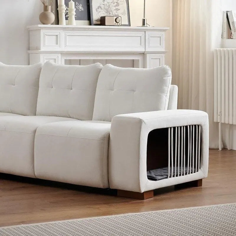 Canapé Moderne 89 avec tissu imperméable et résistant aux griffures de chat