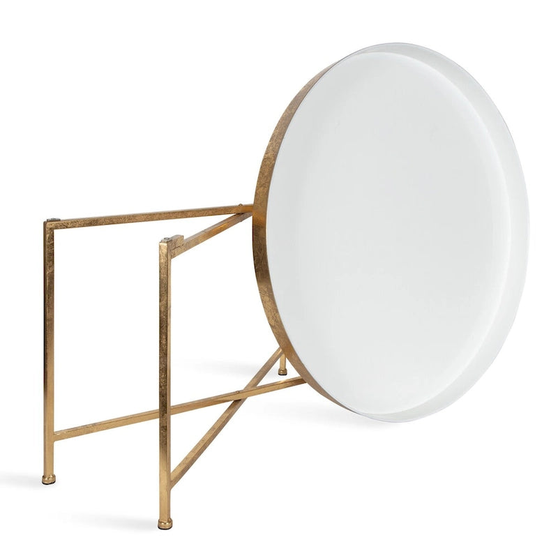 Table basse ronde en métal Celia de Kate et Laurel – 28,25x28,25x19
