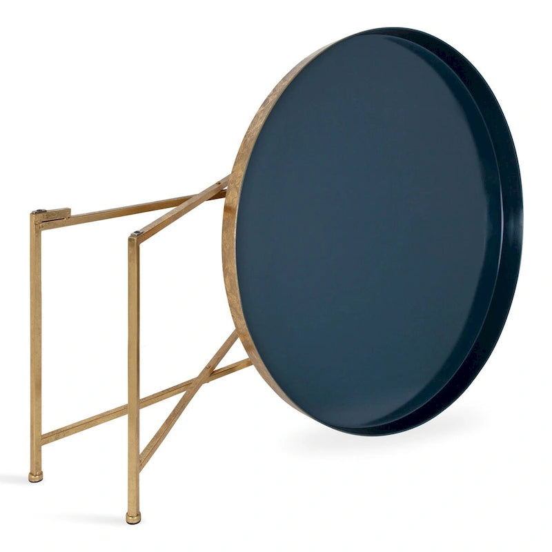 Table basse ronde en métal Celia de Kate et Laurel – 28,25x28,25x19