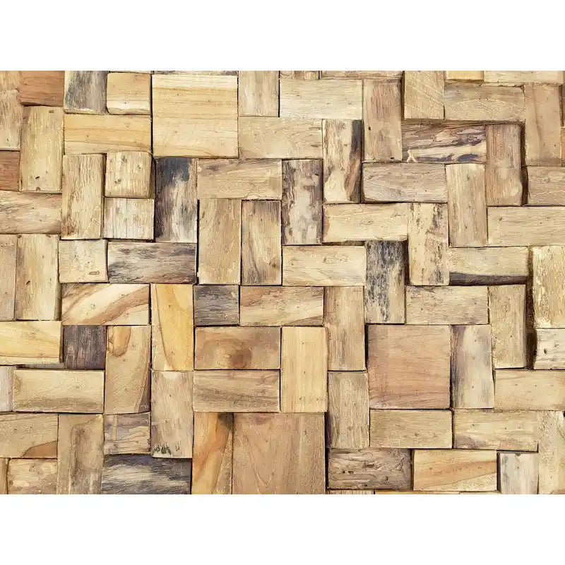 Table basse Java en teck recyclé rustique Chic Teak, 32 pouces