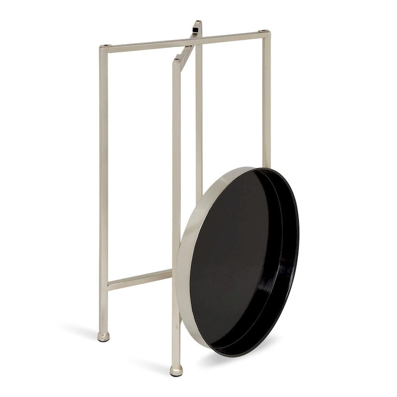 Table pliante ronde en métal Kate and Laurel Celia – 14x14x25,75 po