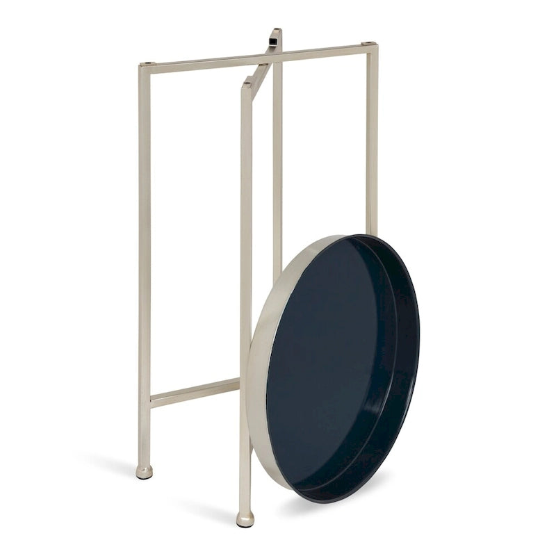 Table pliante ronde en métal Kate and Laurel Celia – 14x14x25,75 po