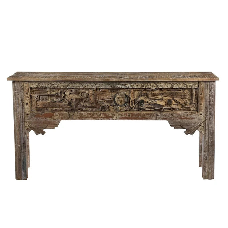 Console en bois et métal Tortoise