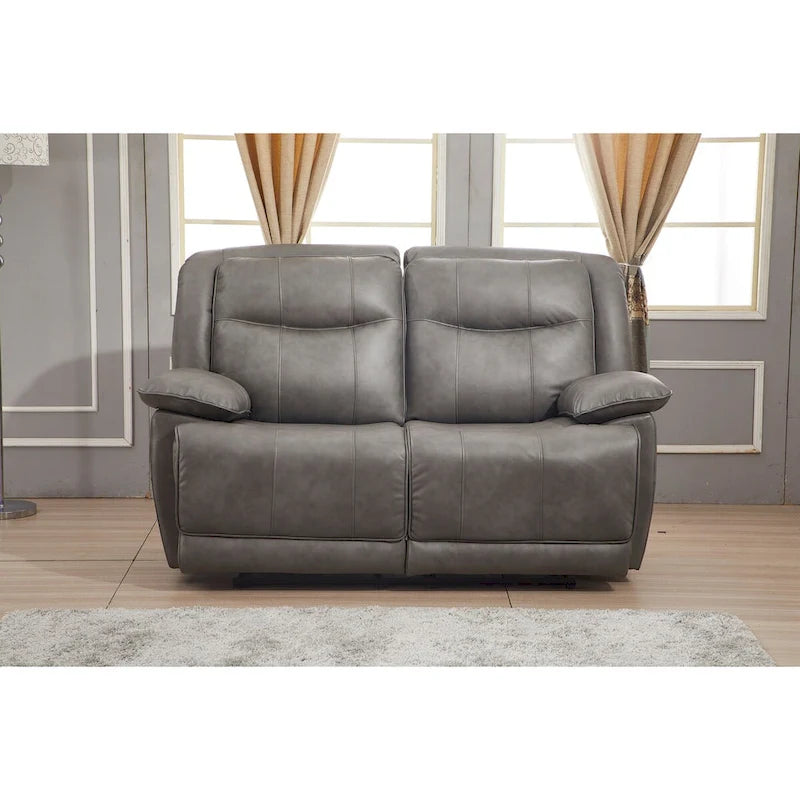 Canapé inclinable manuel 2 places en cuir reconstitué Betsy Furniture 8006