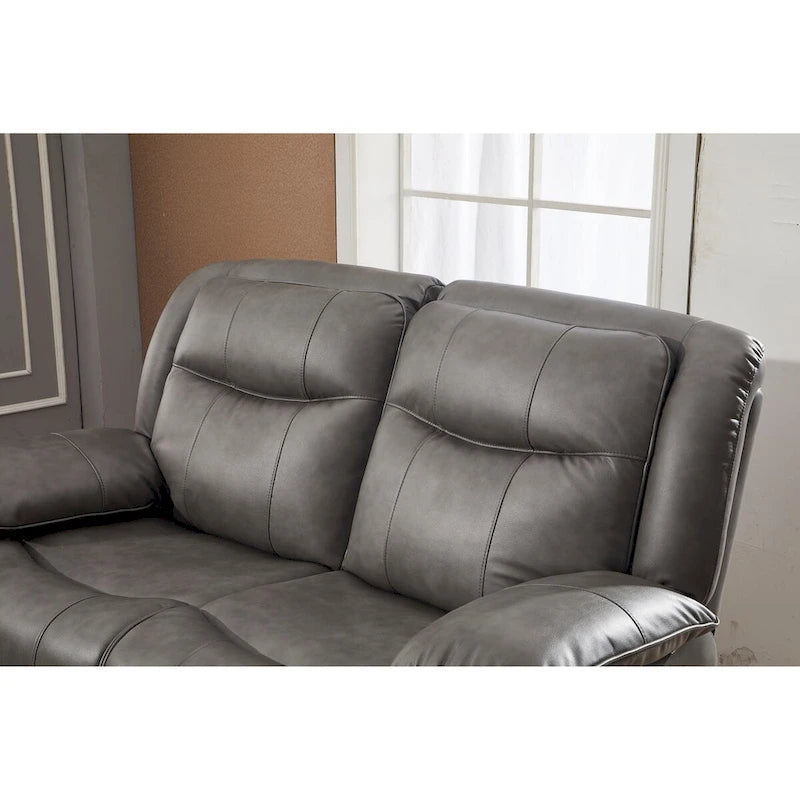 Canapé inclinable manuel 2 places en cuir reconstitué Betsy Furniture 8006