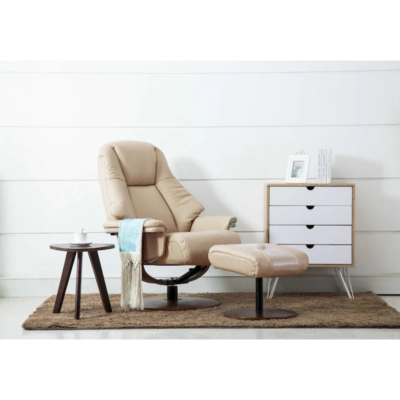 Fauteuil relax avec repose-pieds
