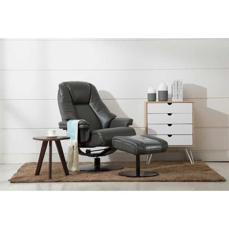Fauteuil relax avec repose-pieds