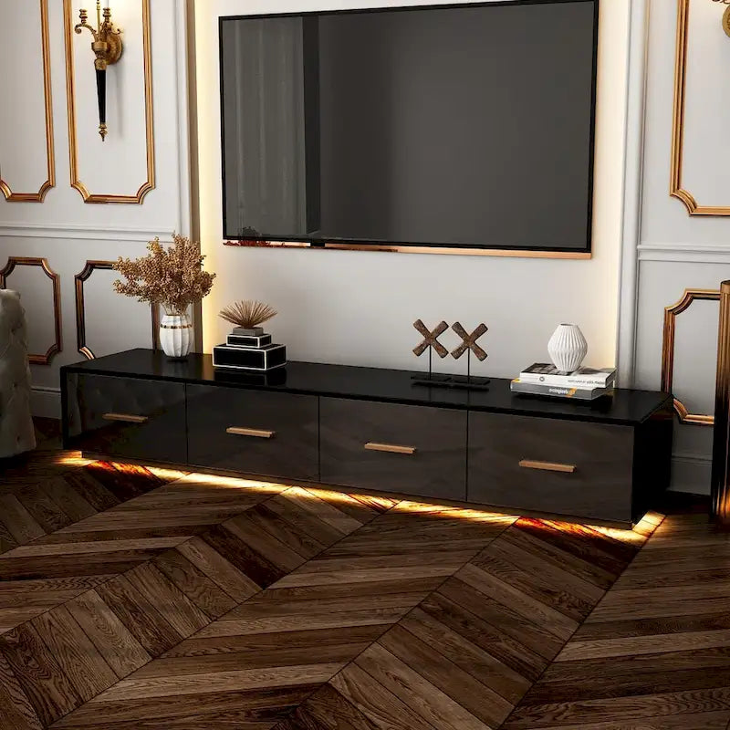 Your Space Our Sleek Floating Entertainment Unit Style Meets Function - 70.9