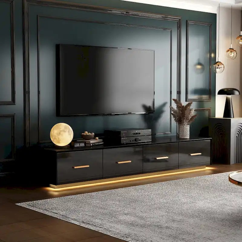 Votre Espace Notre Élégant Meuble TV Mural Le Style Rencontre la Fonctionnalité - 70.9