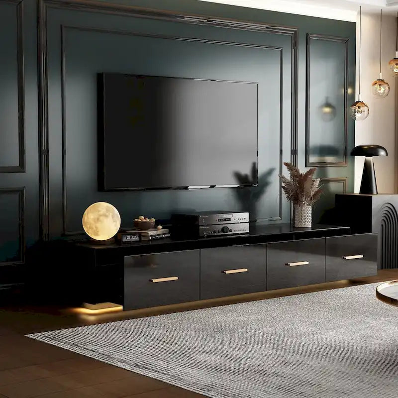 Votre Espace Notre Élégant Meuble TV Mural Le Style Rencontre la Fonctionnalité - 70.9