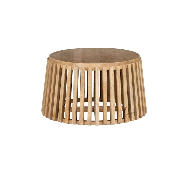 Table basse Asche en bois de manguier naturel