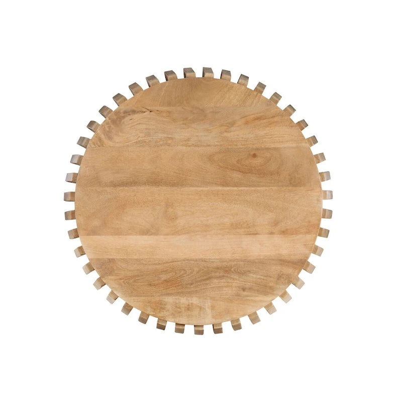 Table basse Asche en bois de manguier naturel