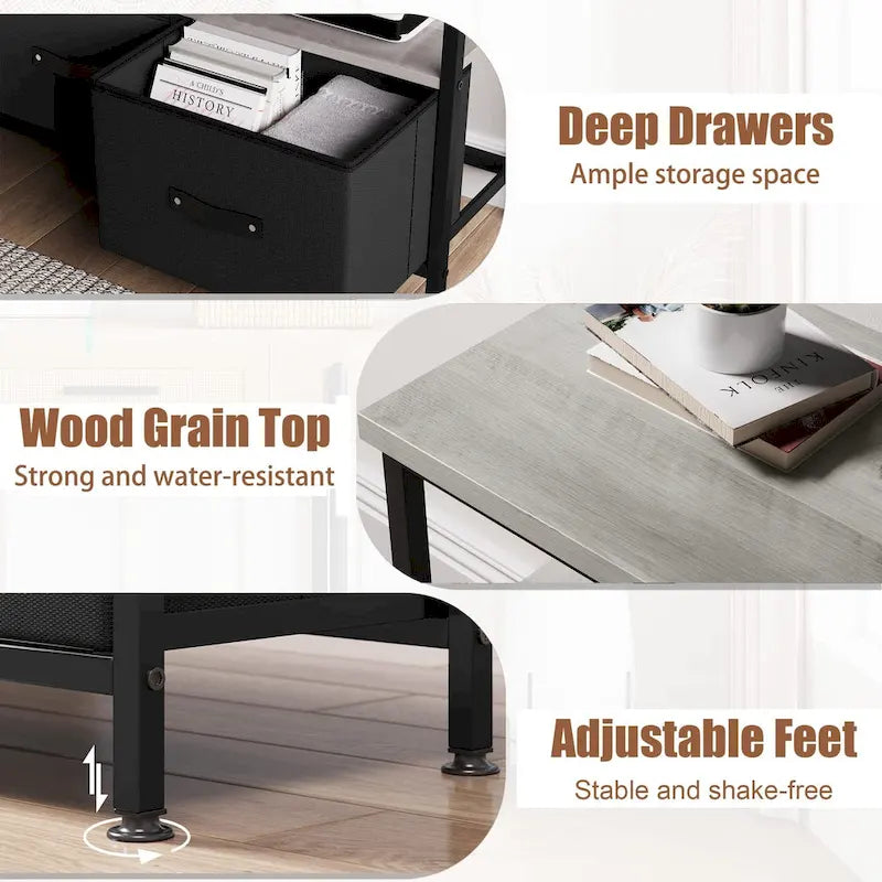 Meuble TV commode 50 pouces - 50 pouces