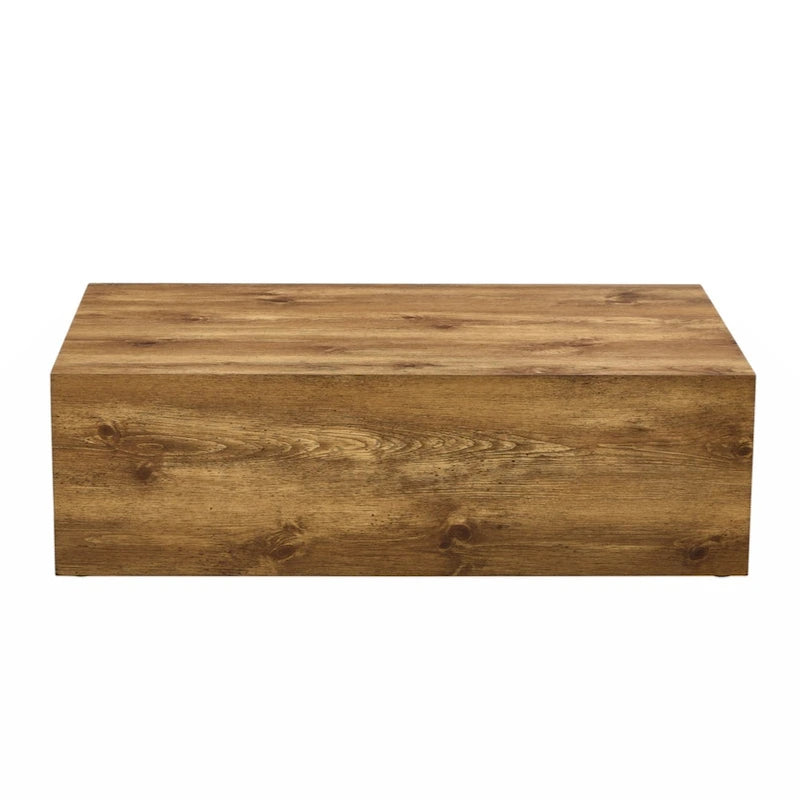 Table basse moderne en MDF avec motif texturé bois - design élégant et durable