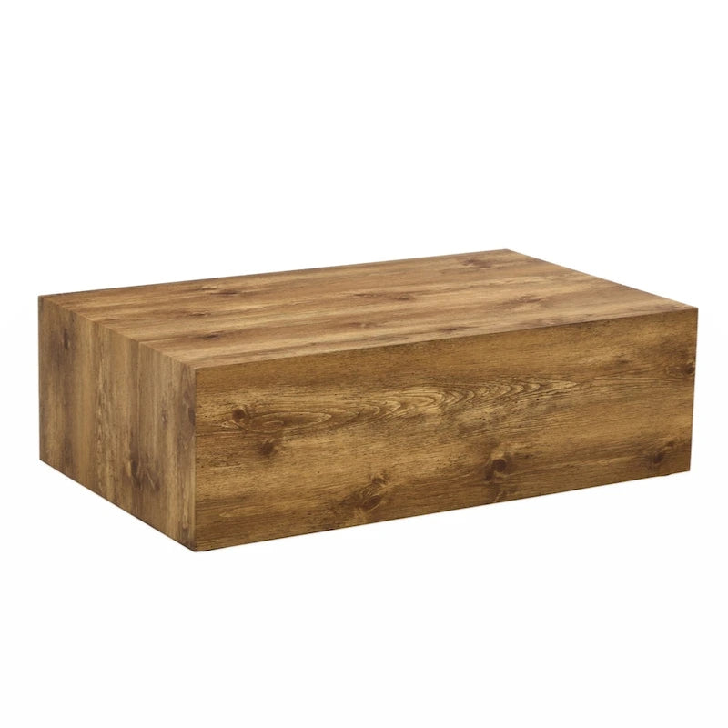 Table basse moderne en MDF avec motif texturé bois - design élégant et durable