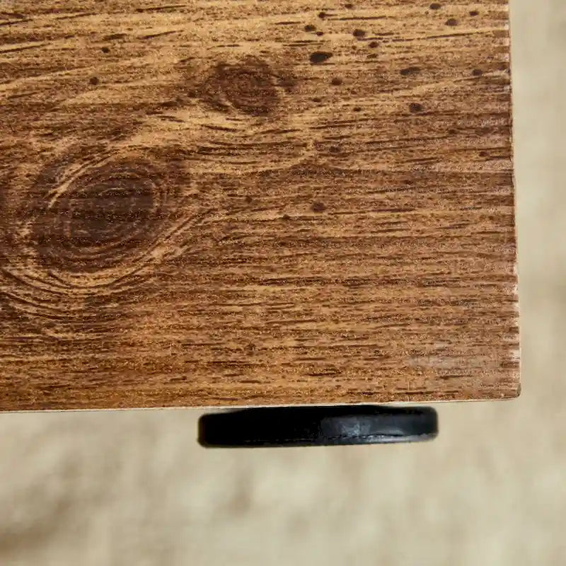 Table basse moderne en MDF avec motif texturé bois - design élégant et durable