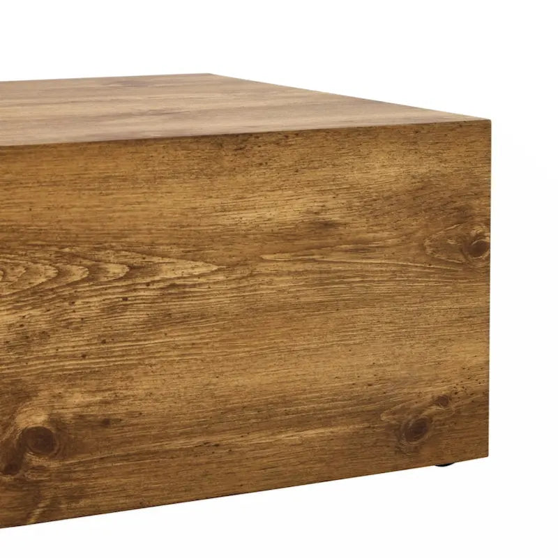 Table basse moderne en MDF avec motif texturé bois - design élégant et durable