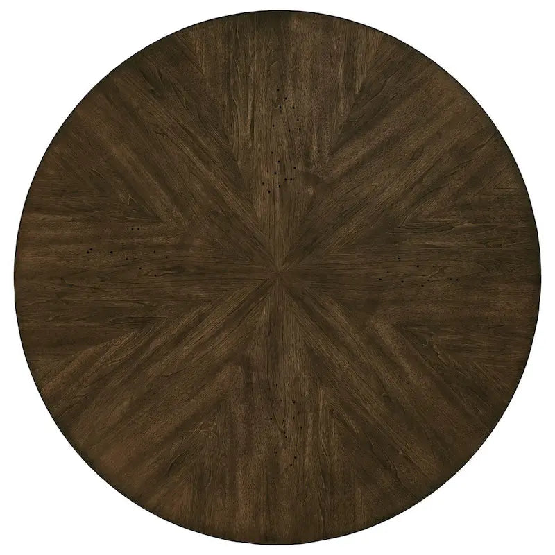 Table ou ensemble de salle à manger rond Mabel de 42 po en fer et bois par iNSPIRE Q Modern