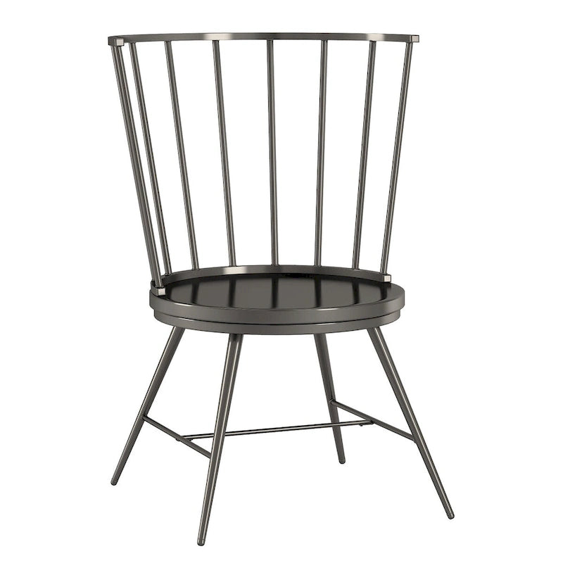 Table ou ensemble de salle à manger rond Mabel de 42 po en fer et bois par iNSPIRE Q Modern