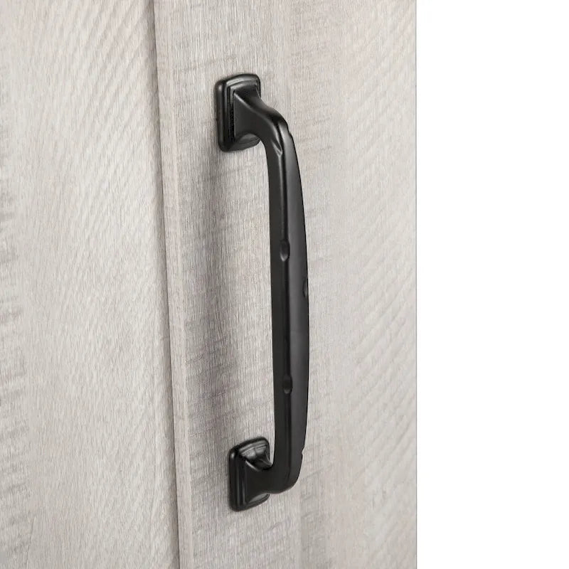 Meuble de rangement coulissant style porte de grange de 32 po de largeur