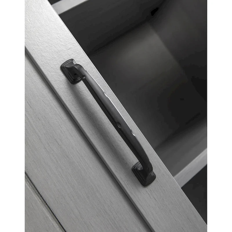 Meuble de rangement coulissant style porte de grange de 32 po de largeur