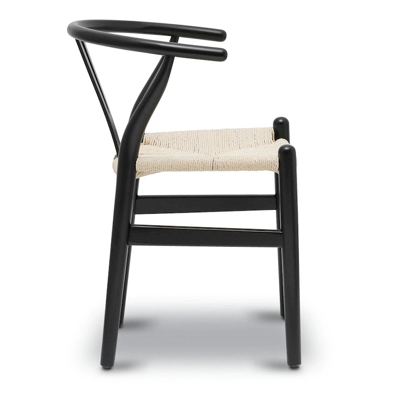 Poly & Bark Weave Chair - Bois massif avec assise tissée