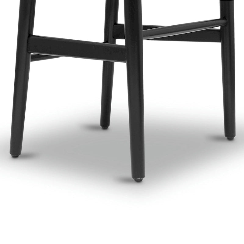 Poly & Bark Weave Chair - Bois massif avec assise tissée