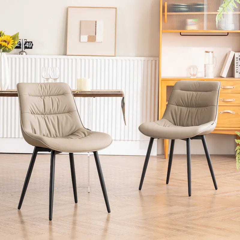 Chaises de salle à manger, lot de 2, chaises de cuisine modernes, chaises de salon