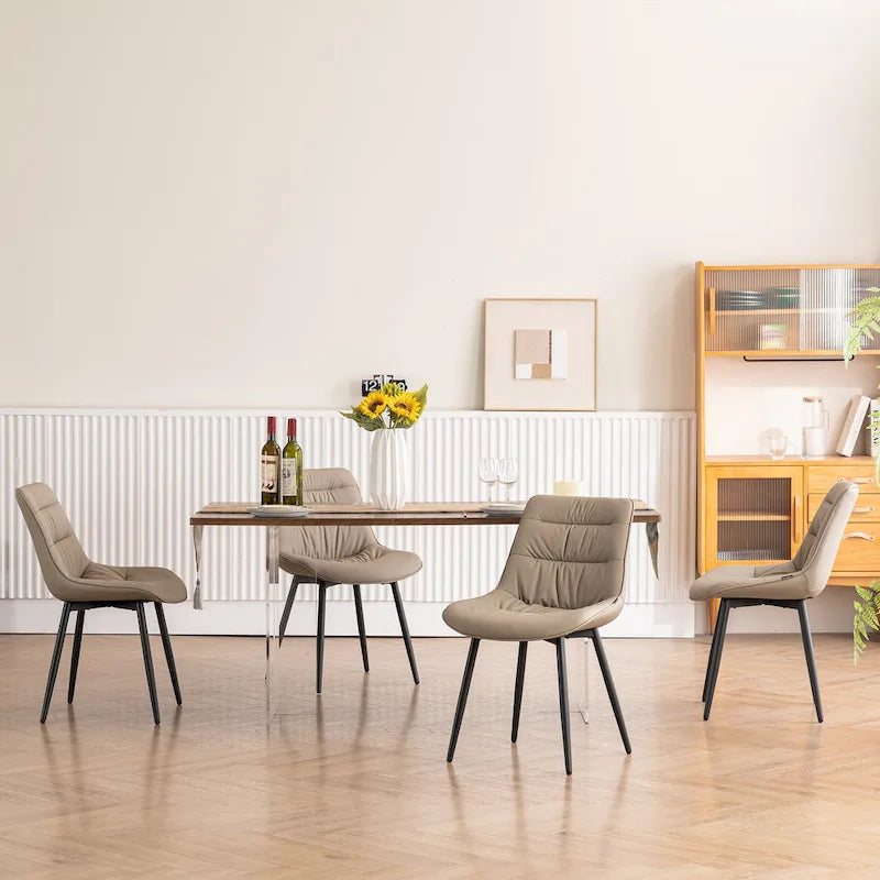 Chaises de salle à manger, lot de 2, chaises de cuisine modernes, chaises de salon