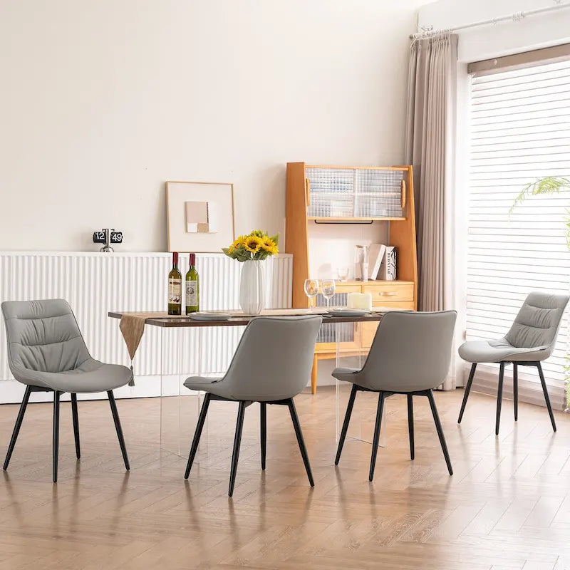 Chaises de salle à manger, lot de 2, chaises de cuisine modernes, chaises de salon