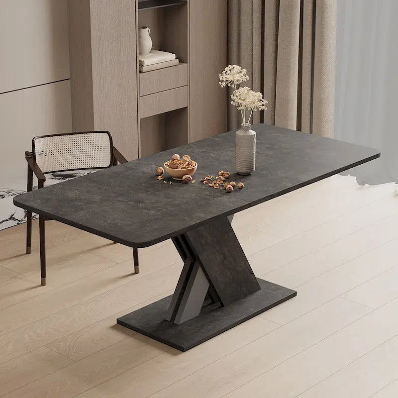 Console Extensible Multifonctionnelle Table à Manger Rectangulaire Fonctionnelle