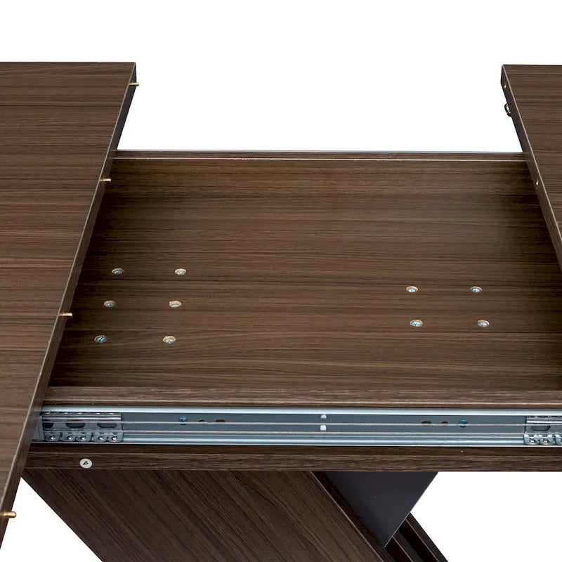 Console Extensible Multifonctionnelle Table à Manger Rectangulaire Fonctionnelle