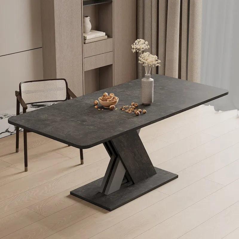 Console Extensible Multifonctionnelle Table à Manger Rectangulaire Fonctionnelle