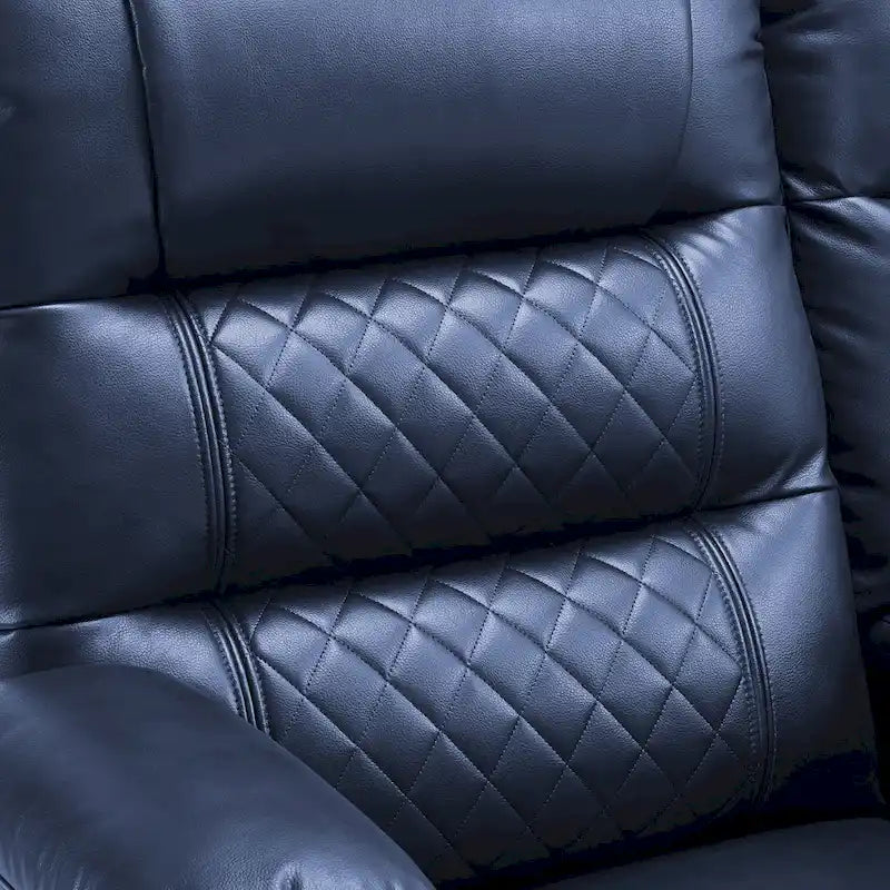 MCombo Causeuse inclinable électrique, Canapé inclinable électrique avec chauffage et vibrations, Ports USB, Porte-gobelets PR622