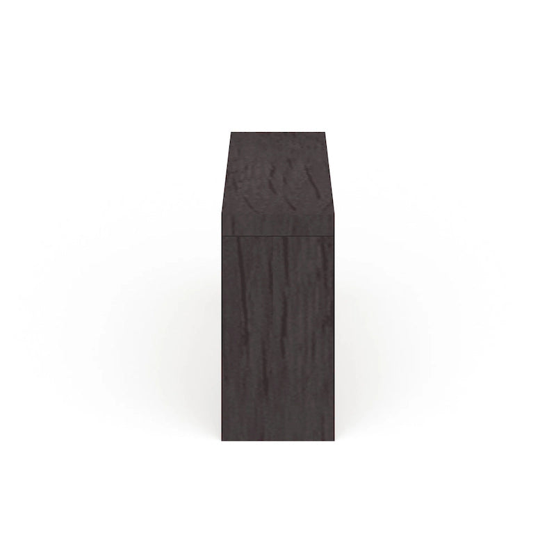 Allan Andrews Table console Dillon en placage de bois noir Carbon Loft