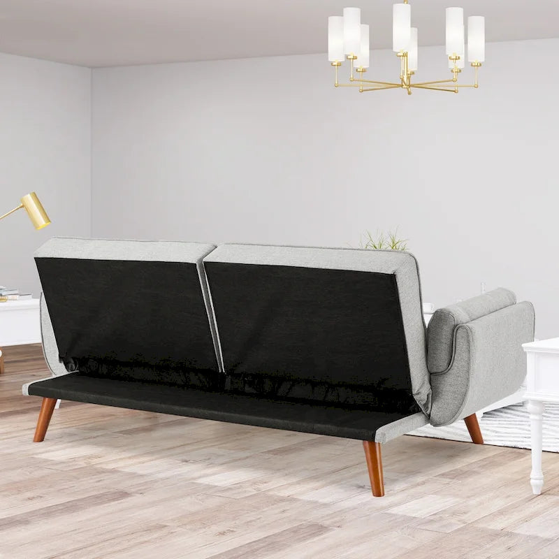 Canapé convertible futon avec oreillers, causeuse pliable pour salon