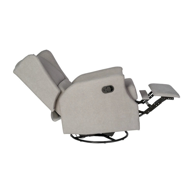 Fauteuil inclinable manuel rembourré à bascule pivotant à oreilles